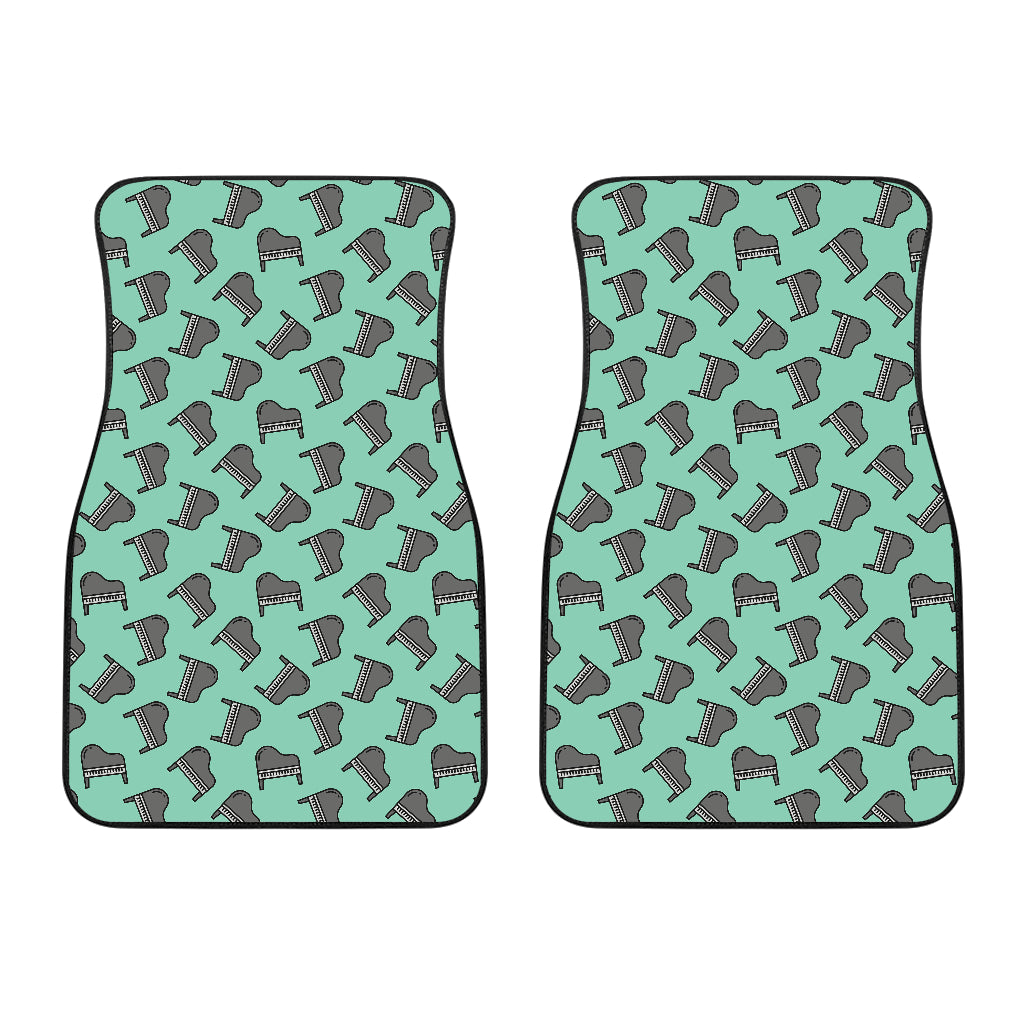 Piano Pattern Print Design 04 Front Car Mats