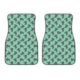 Piano Pattern Print Design 04 Front Car Mats