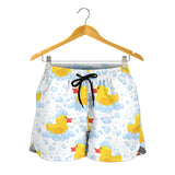 Duck Toy Pattern Print Design 03 Women Shorts