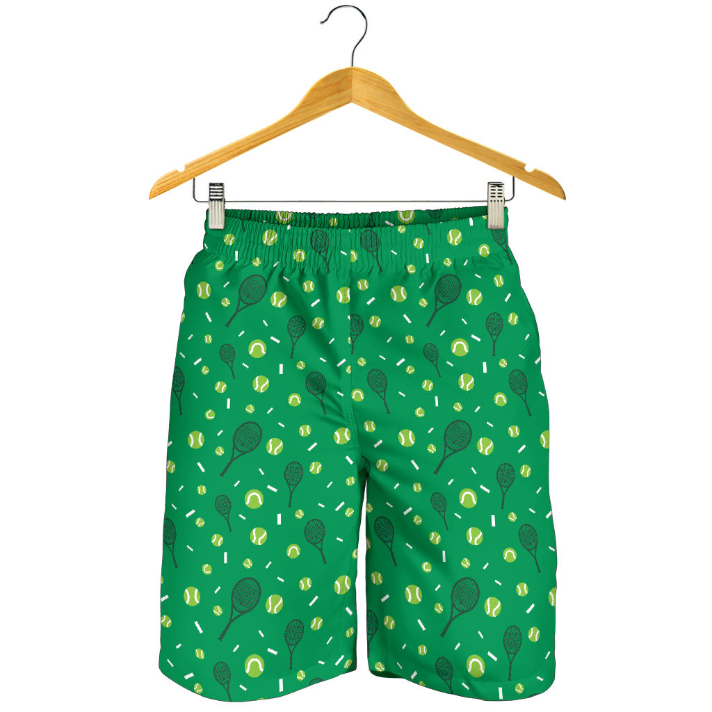 Tennis Pattern Print Design 03 Men Shorts