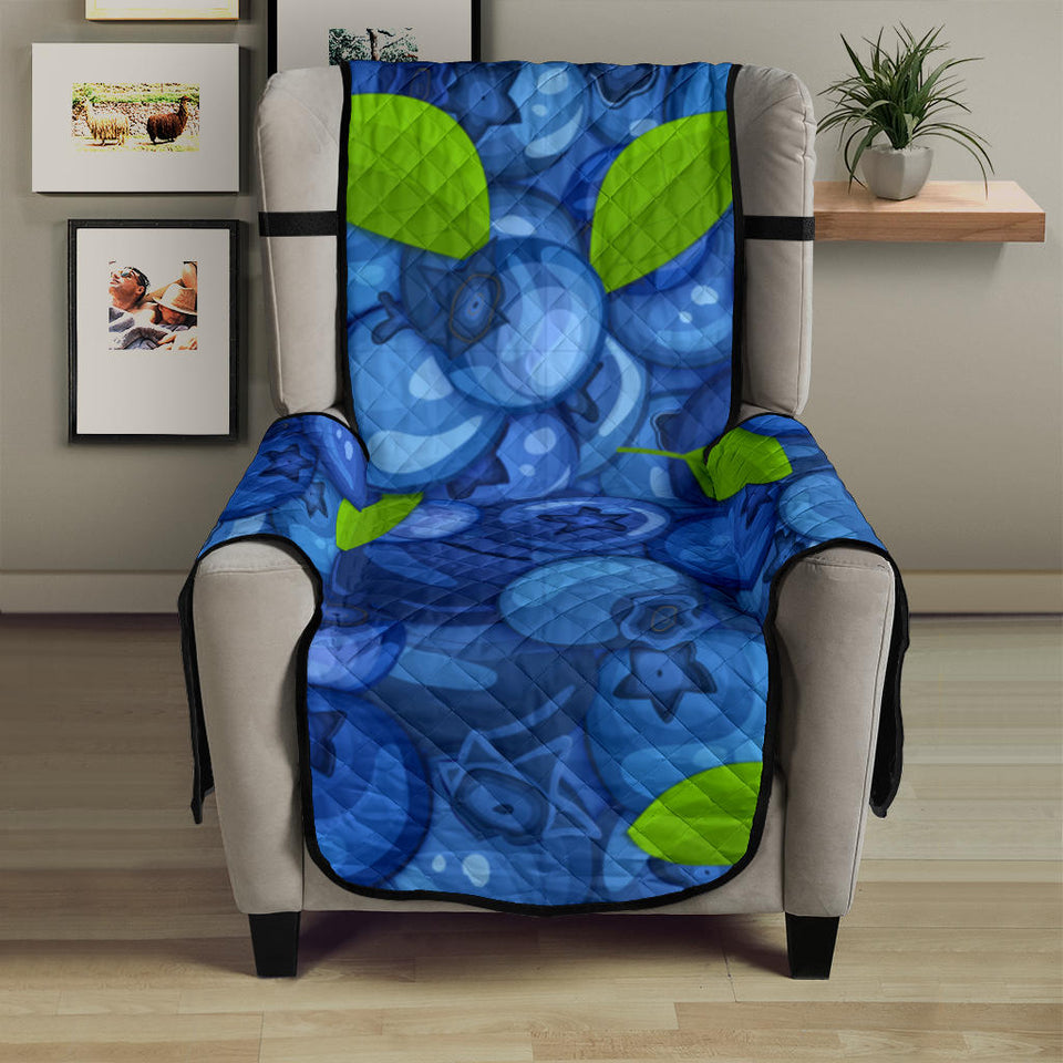 Blueberry Pattern Background Chair Cover Protector
