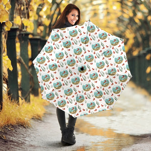 Goldfish Pattern Print Design 01 Umbrella