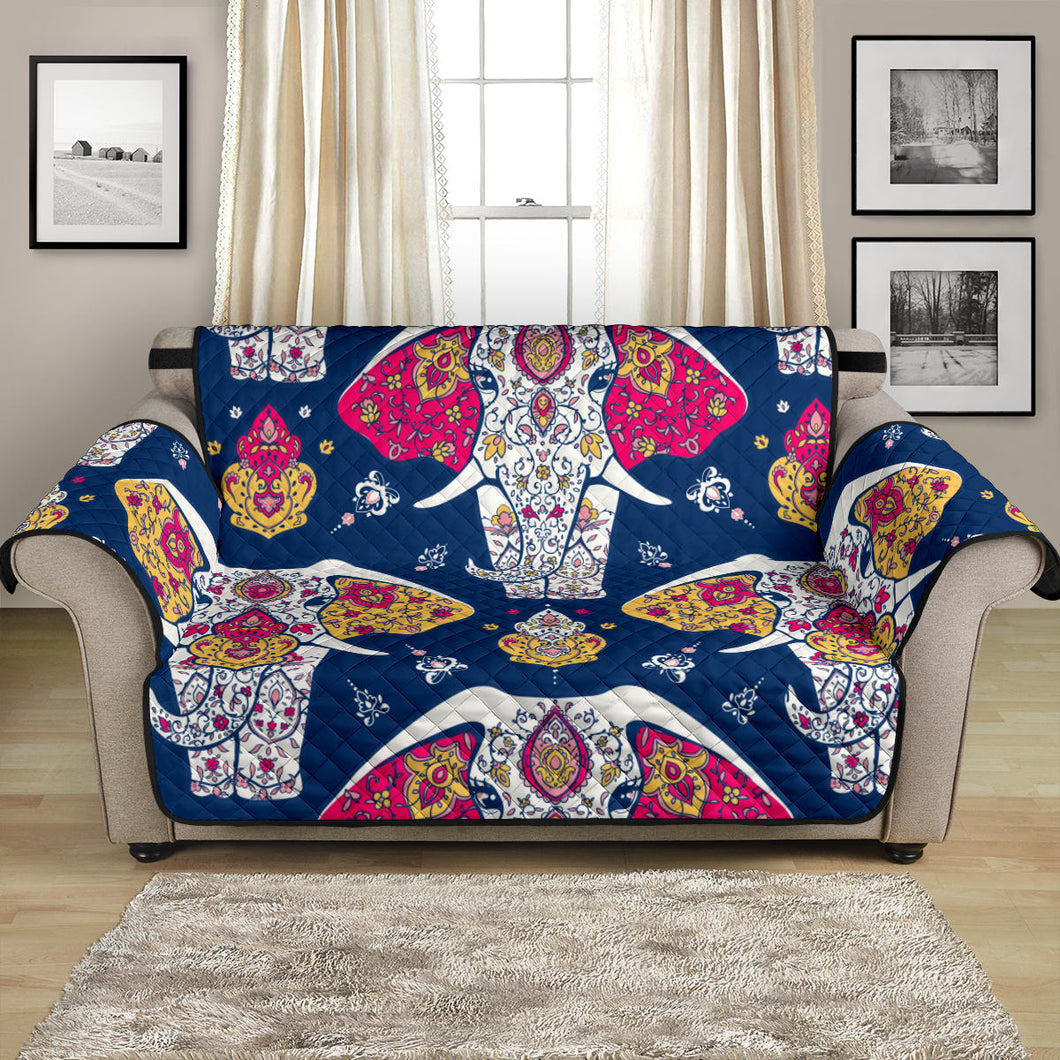 Elephant Pattern Loveseat Couch Cover Protector