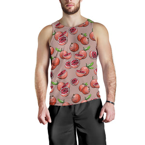 Grapefruit Pattern Background Men Tank Top