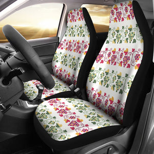 Grape Grahpic Decorative Pattern Universal Fit Car Seat Covers
