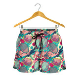Tennis Pattern Print Design 01 Women Shorts