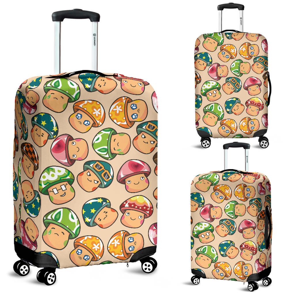 Mushroom Pattern Luggage Covers
