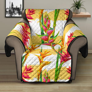 Heliconia Pattern Recliner Cover Protector