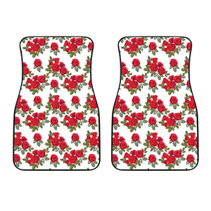 Rose Pattern Print Design 05 Front Car Mats