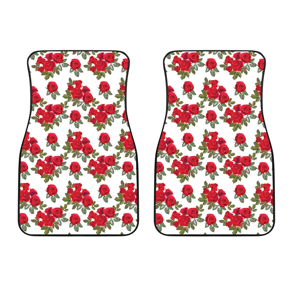 Rose Pattern Print Design 05 Front Car Mats