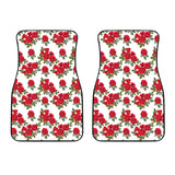 Rose Pattern Print Design 05 Front Car Mats