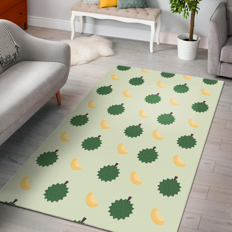 Durian Pattern Theme Area Rug
