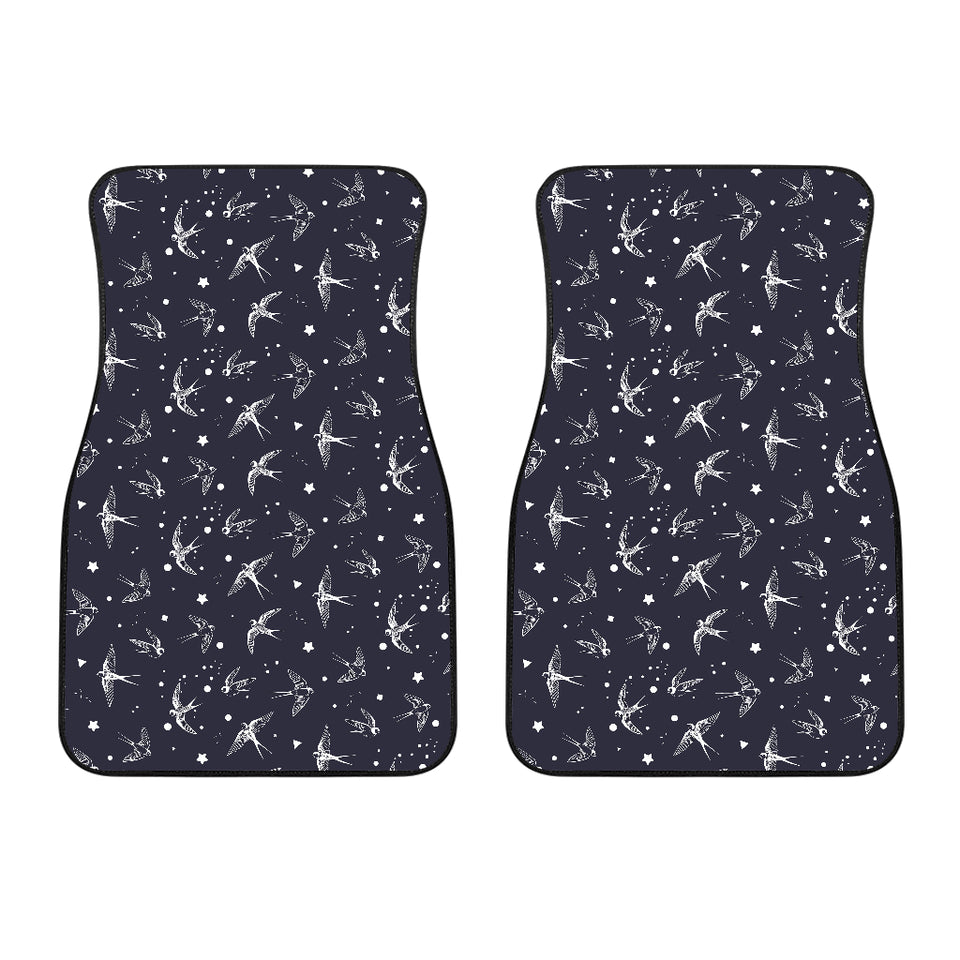 Swallow Pattern Print Design 02 Front Car Mats