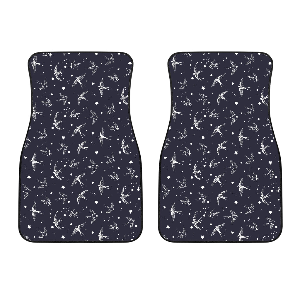 Swallow Pattern Print Design 02 Front Car Mats