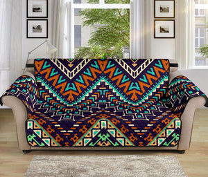 Zigzag Chevron African Afro Dashiki Adinkra Kente Pattern Sofa Cover Protector