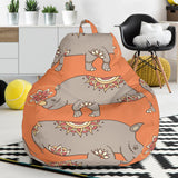 Rhino Pattern Theme Bean Bag Cover