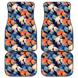 Goldfish Pattern Print Design 04 Front and Back Car Mats