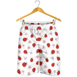Ladybug Pattern Print Design 04 Men Shorts