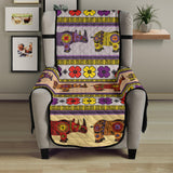 Rhino African Afro Dashiki Adinkra Kente Pattern Chair Cover Protector