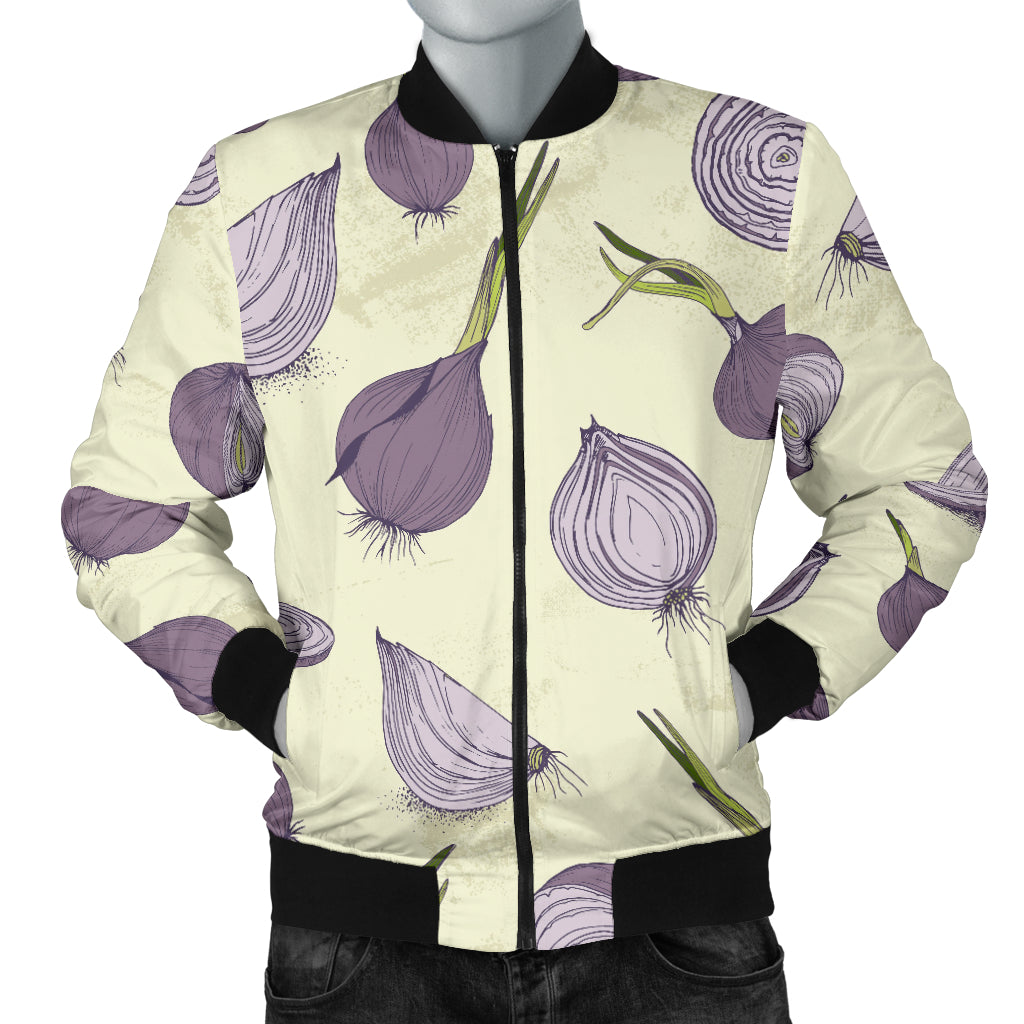 Onion Pattern Set Men Bomber Jacket