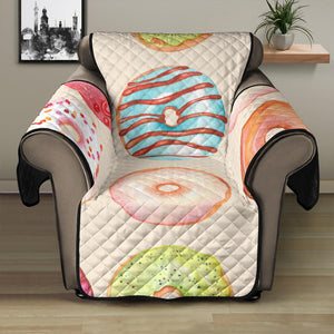 Donut Pattern Recliner Cover Protector