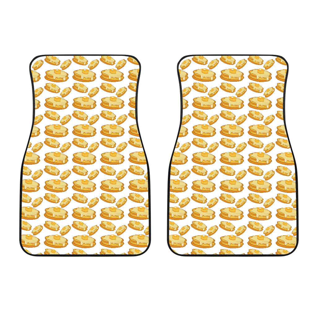 Pancake Pattern Print Design 05 Front Car Mats