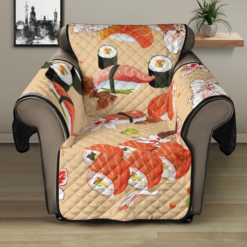 Sushi Pattern Recliner Cover Protector