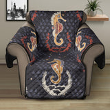Seahorse Pattern Recliner Cover Protector