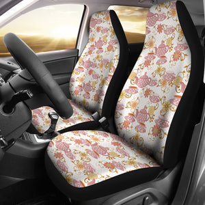 Tea pots Pattern Print Design 01 Universal Fit Car Seat Covers