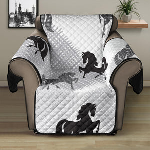 Horse Pattern Recliner Cover Protector