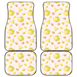 Tea pots Pattern Print Design 03 Front and Back Car Mats