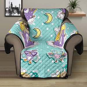 Pug Sweet Dream Pattern Recliner Cover Protector