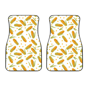 Corn Pattern Print Design 04 Front Car Mats