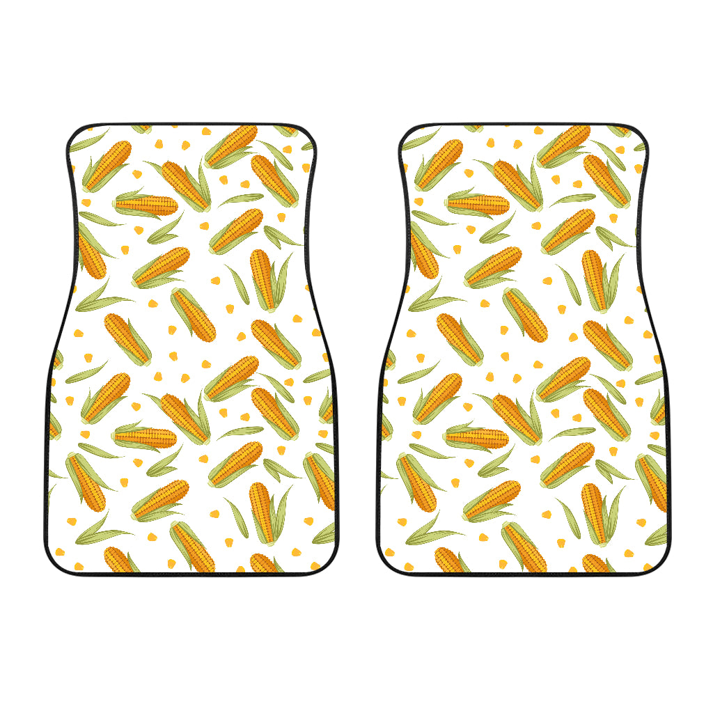 Corn Pattern Print Design 04 Front Car Mats