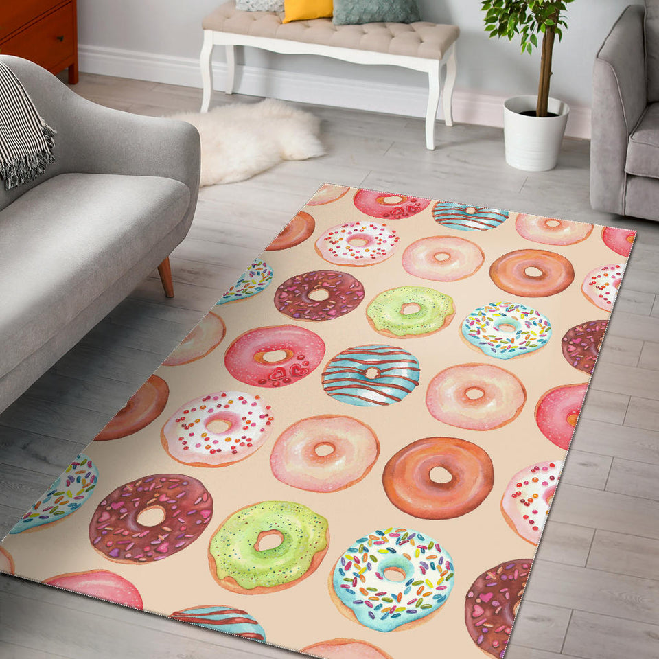 Donut Pattern Area Rug