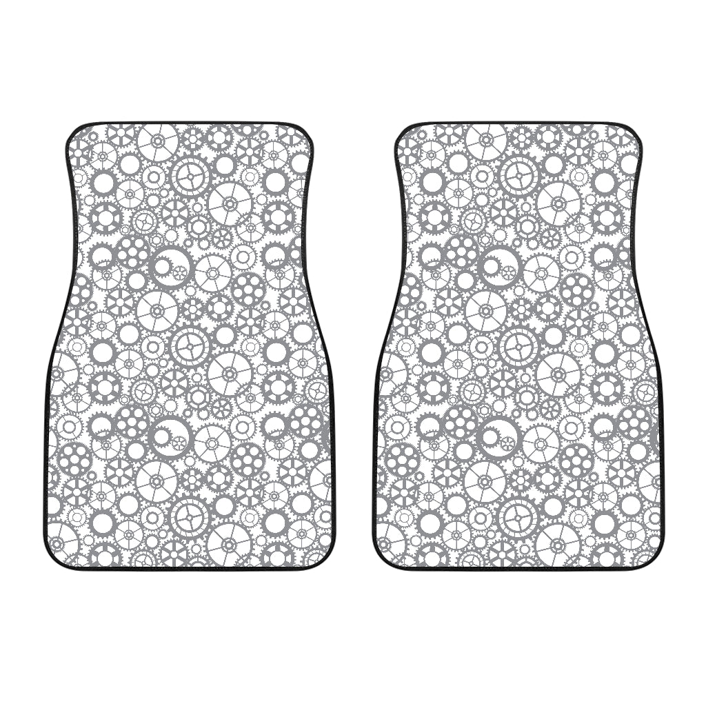 Gear Pattern Print Design 05 Front Car Mats