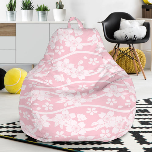 Sakura Pink Pattern Bean Bag Cover