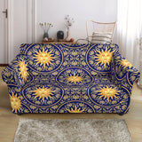 Sun Pattern Loveseat Couch Slipcover