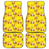 Guinea Pig Pattern Print Design 05 Front and Back Car Mats