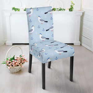 Pigeon Pattern Print Design 03 Dining Chair Slipcover