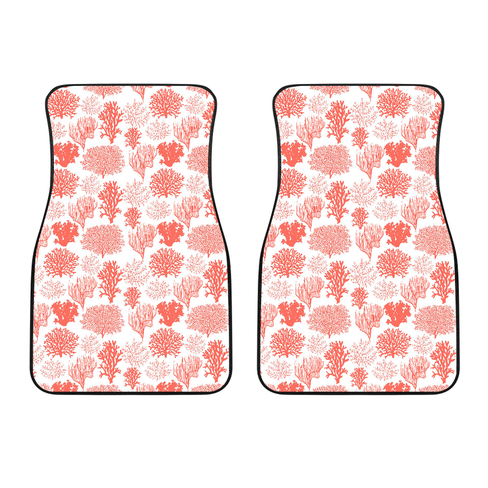 Coral Reef Pattern Print Design 05 Front Car Mats