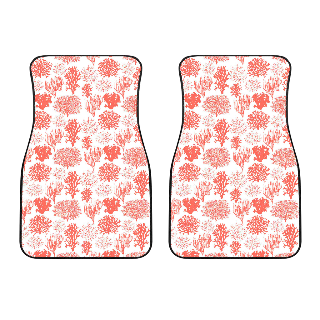 Coral Reef Pattern Print Design 05 Front Car Mats