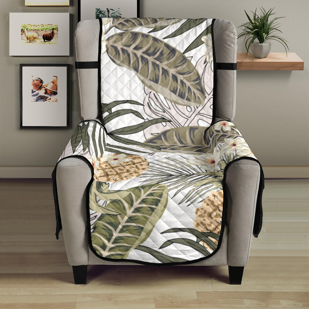 Pineapple Leave flower Pattern Chair Cover Protector
