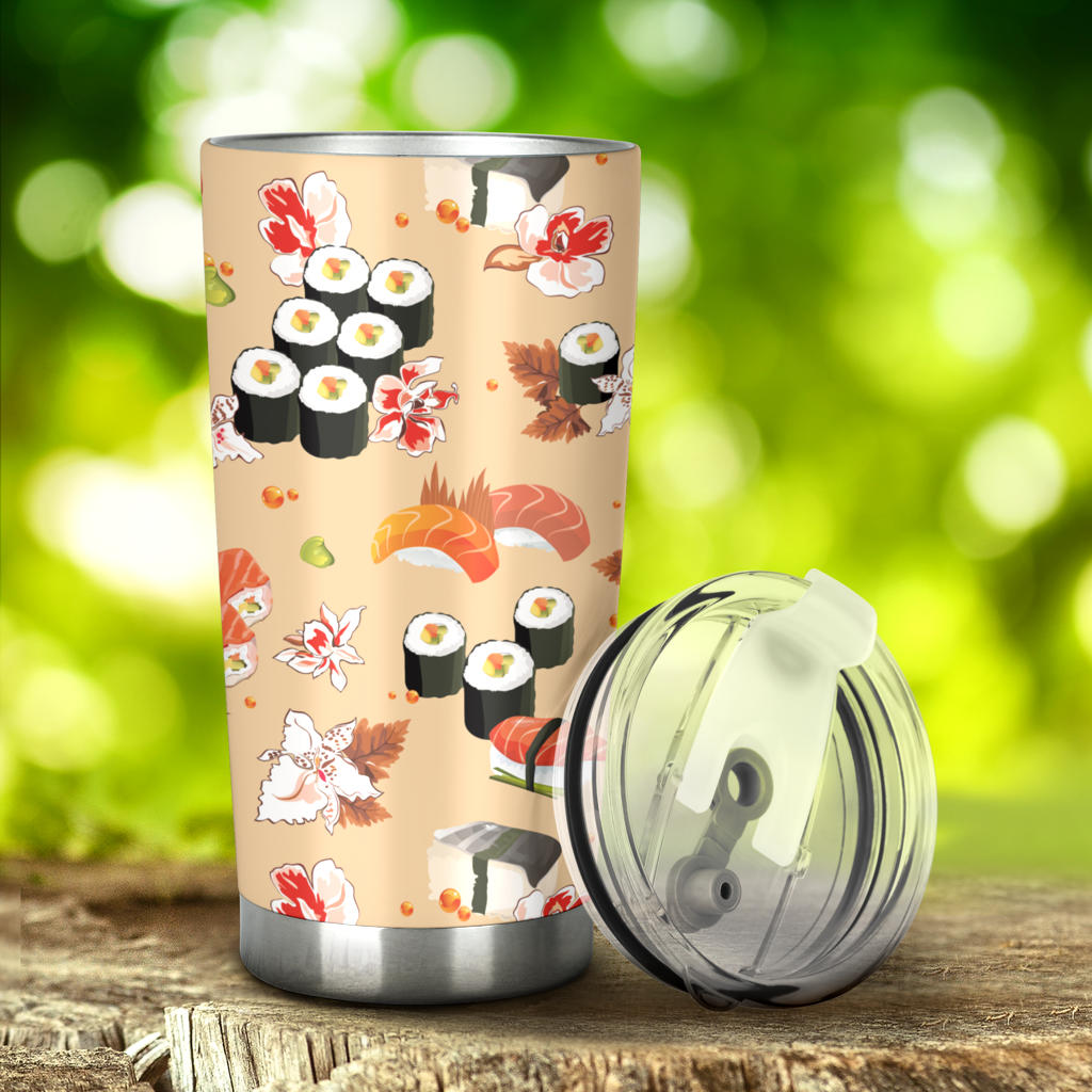 Sushi Pattern Tumbler