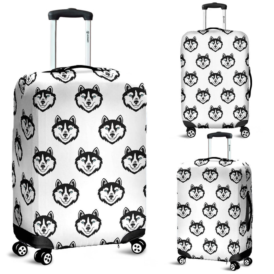 Siberian Husky Pattern Luggage Covers