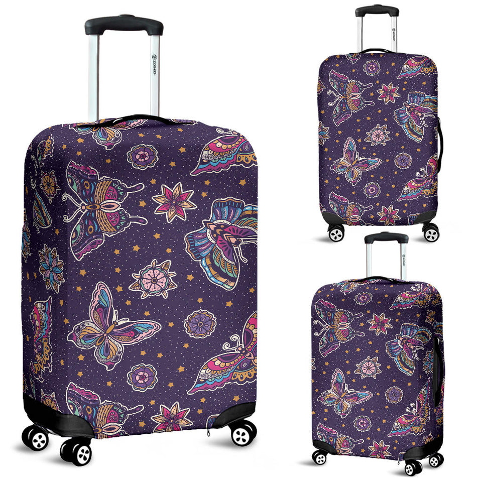 Butterfly Star Pokka Dot Pattern Luggage Covers