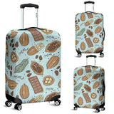 Hand Drawn Cocoa Pattern Luggage Covers