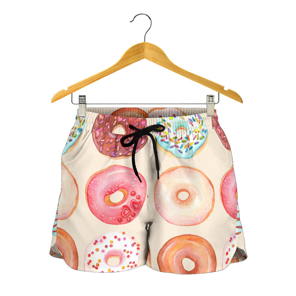 Donut Pattern Women Shorts