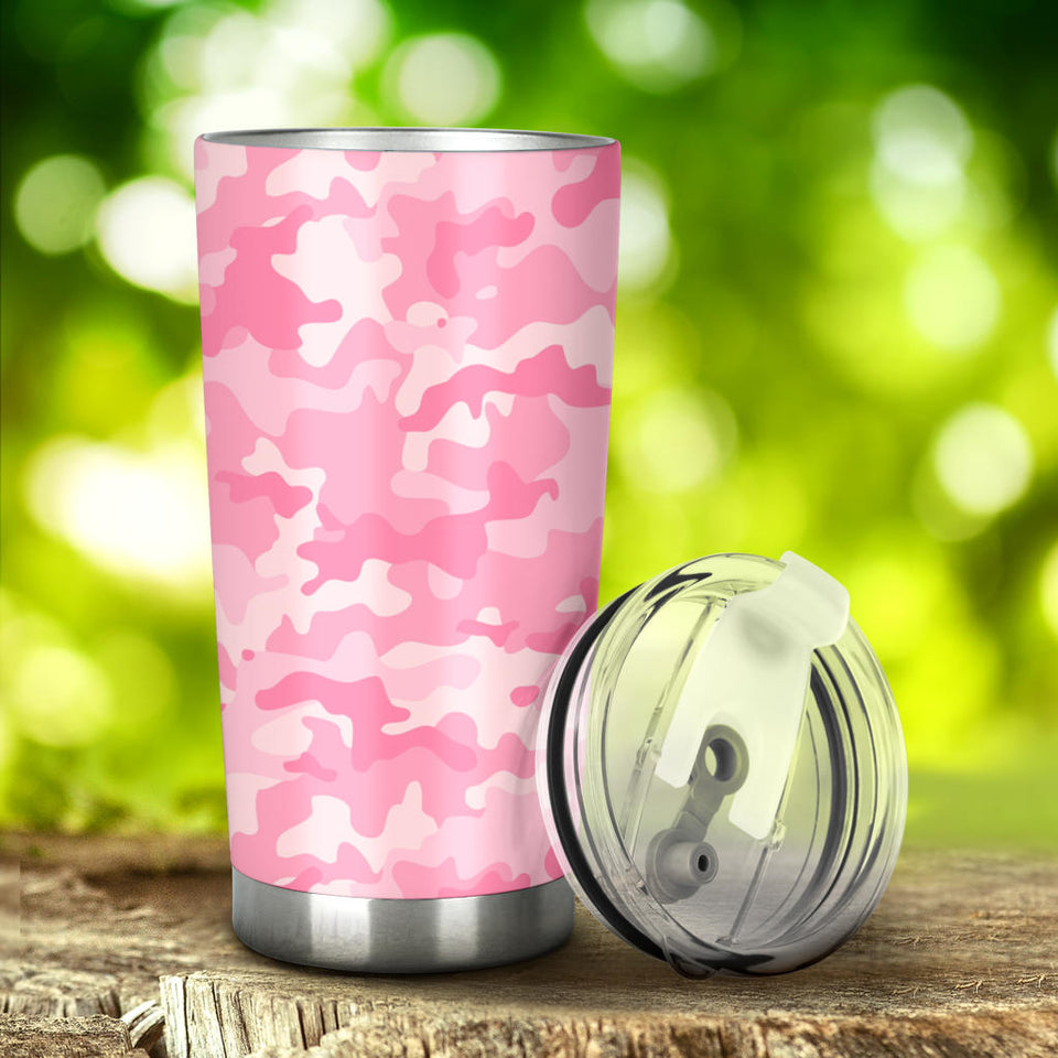 Pink Camo Camouflage Pattern Tumbler