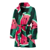Watermelon Pattern Women Bathrobe